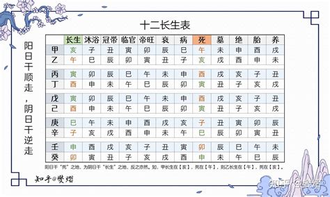 八字十二長生|八字之十二長生表詳解